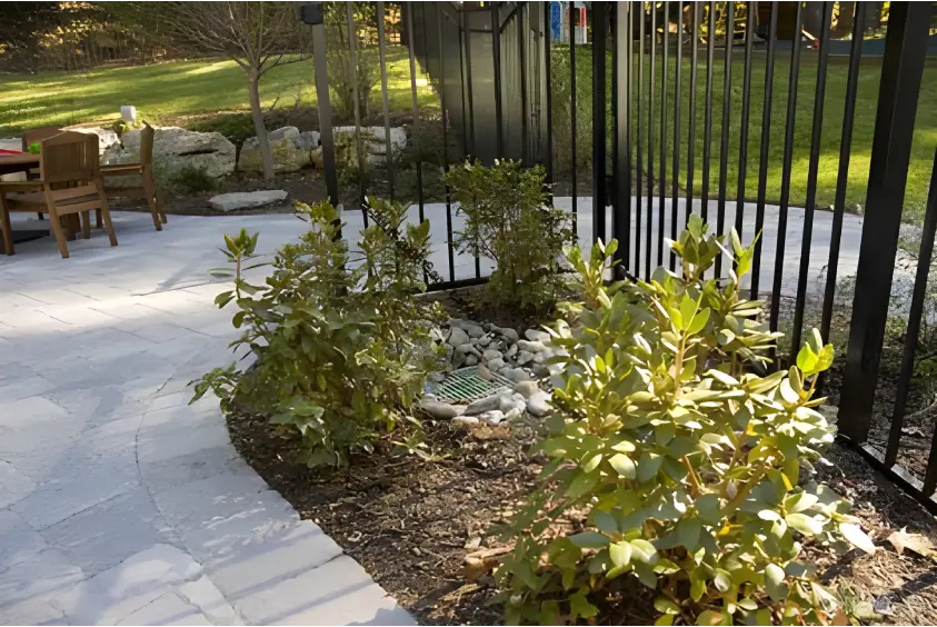 Patio drainage solutions