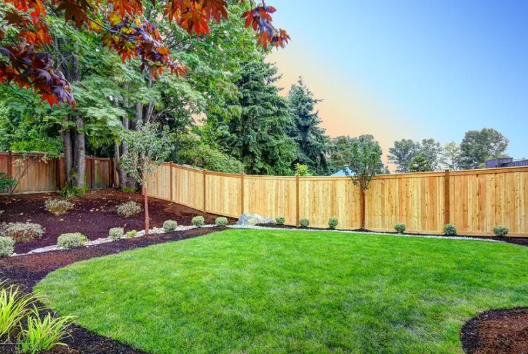 Wood Fence Installation services by sage landscaping
